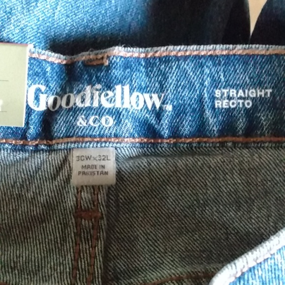 NWT Goodfellow & Co Straight Total Flex Jeans 30x32 - Picture 7 of 7